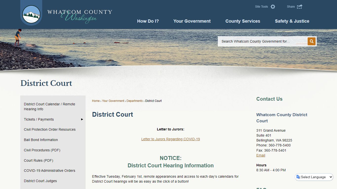 District Court | Whatcom County, WA - Official Website