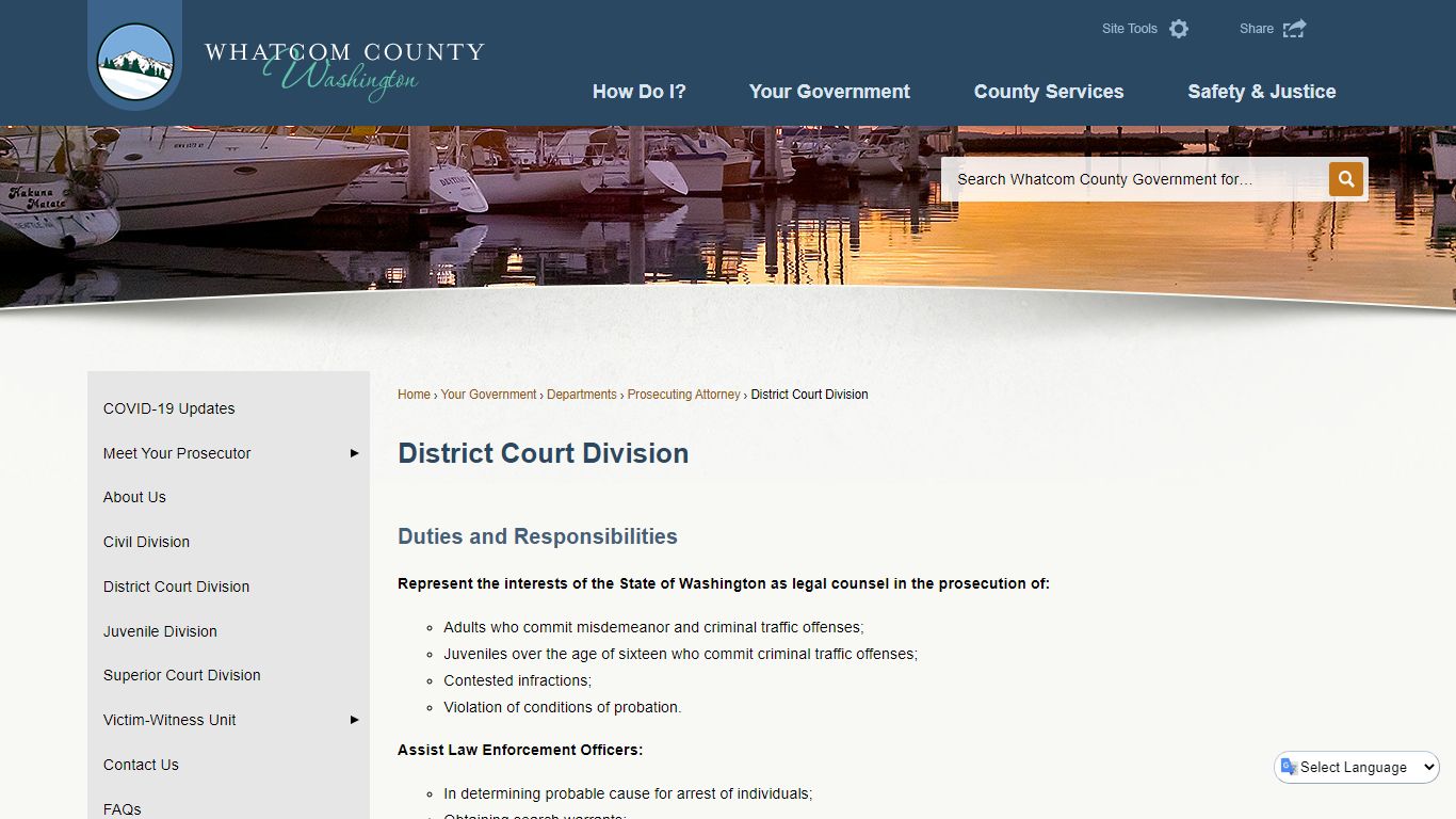 District Court Division | Whatcom County, WA - Official Website